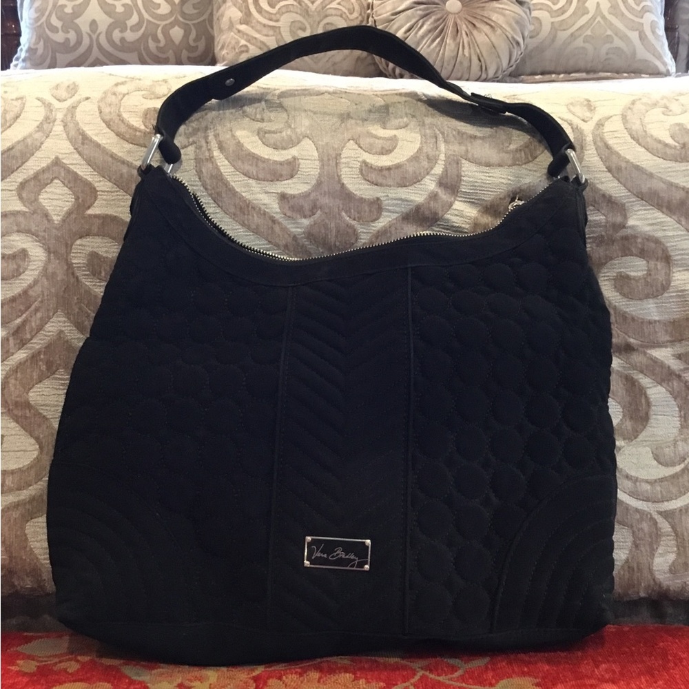 Vera Bradley Black Quilted Shoulder Bag